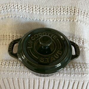 Staub Forest Green Cocotte Stoneware